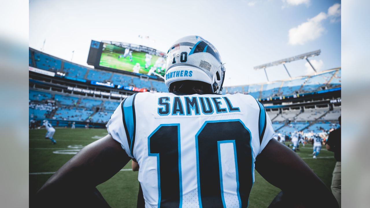 Charlotte, North Carolina, USA. 16th Aug, 2019. Carolina Panthers  quarterback Cam Newton (1) during the preseason NFL football game between  the Buffalo Bills and the Carolina Panthers on Friday August 16, 2019