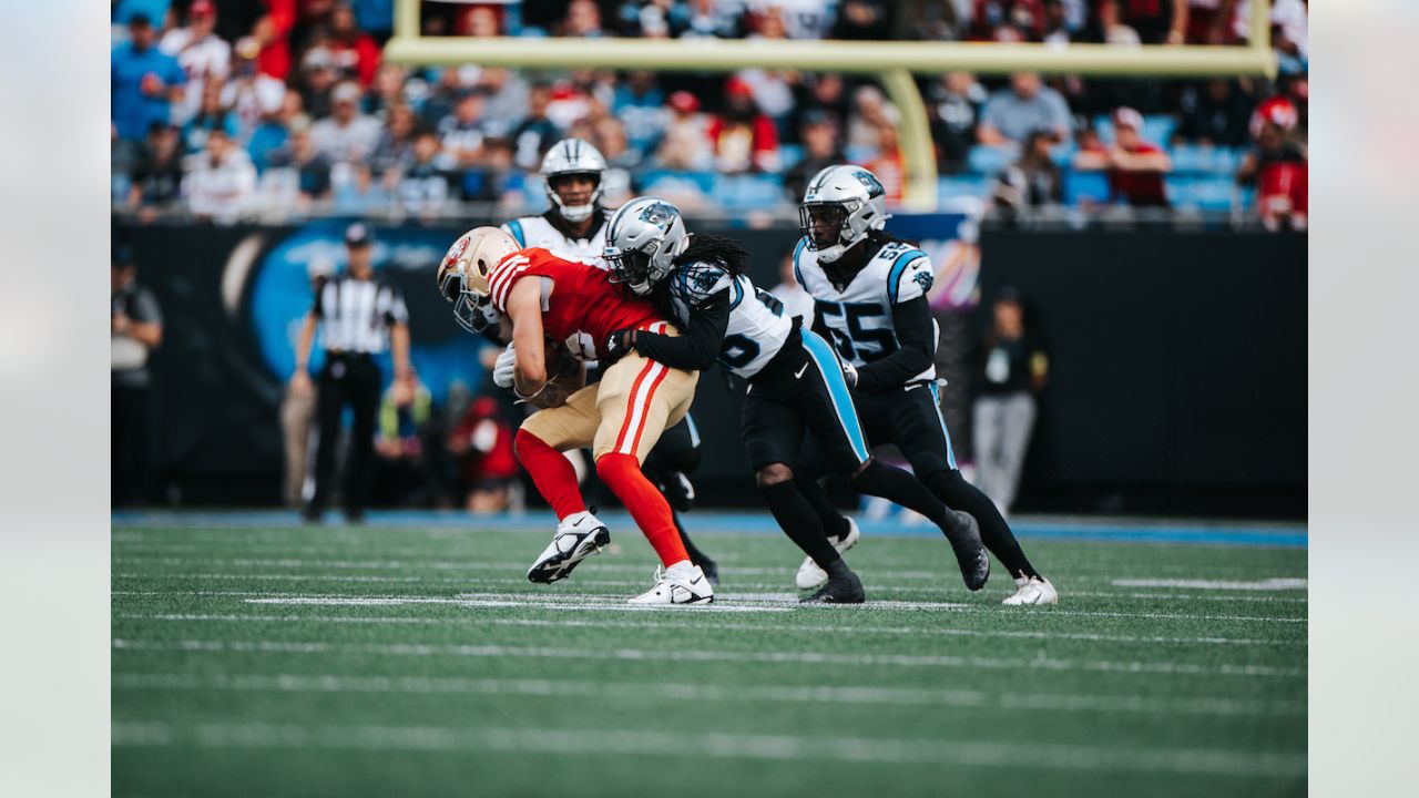 Carolina Panthers wide receiver DJ Moore (12) during the NFL football game  between the Baltimore Ravens and the Carolina Panthers on Sunday October  28, 2018 in Charlotte, NC. Jacob Kupferman/(Photo by Jacob