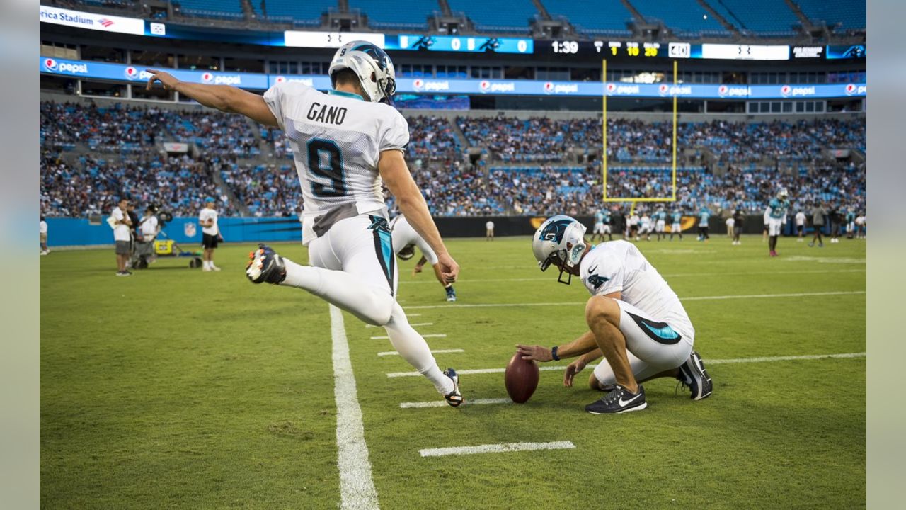 Panthers kicker Graham Gano ruins his family's kickball game with enormous  'home run'