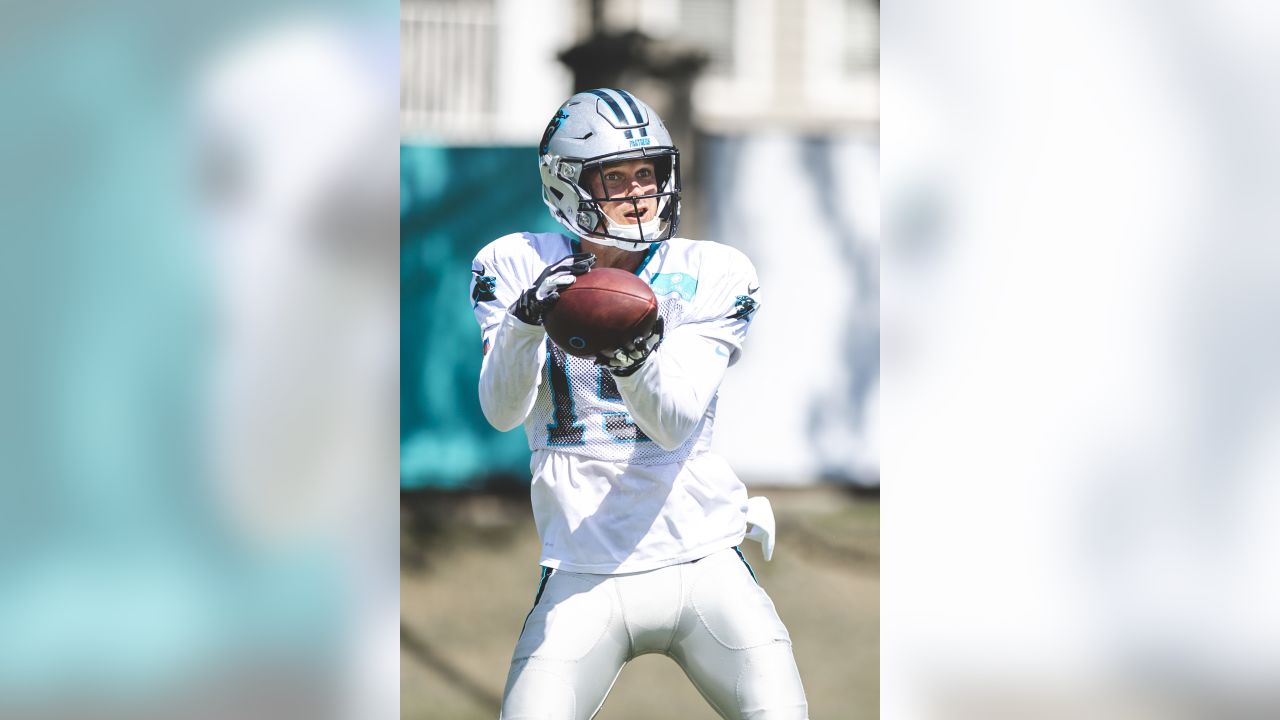 Ray-Ray McCloud of the Carolina Panthers runs a punt back against