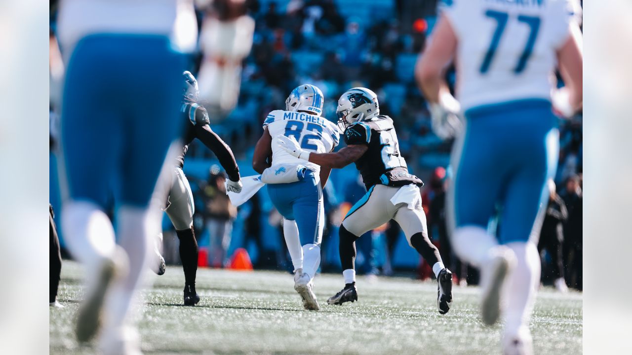 Carolina Panthers place kicker Eddy Pineiro warms up an NFL football game  against the Cleveland Browns on Sunday, Sept. 11, 2022, in Charlotte, N.C.  (AP Photo/Rusty Jones Stock Photo - Alamy