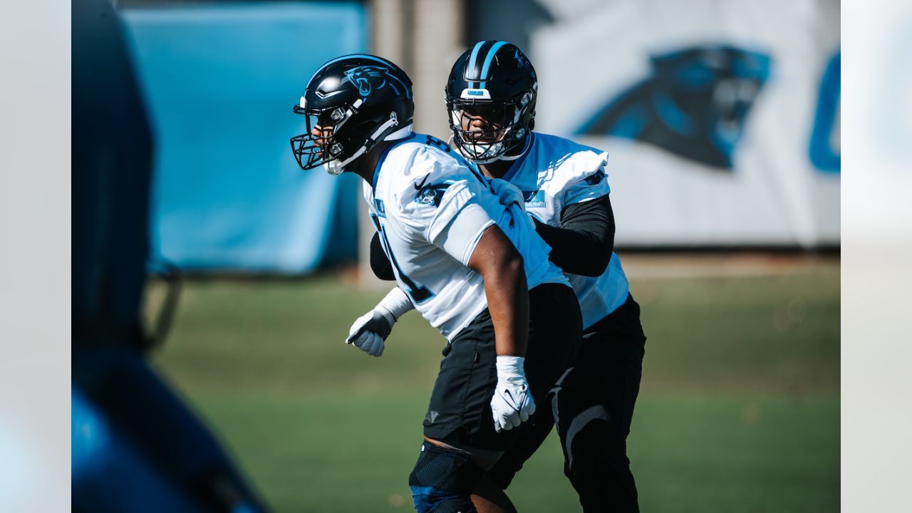 Carolina Panthers defensive tackle Marquan McCall (78) after a