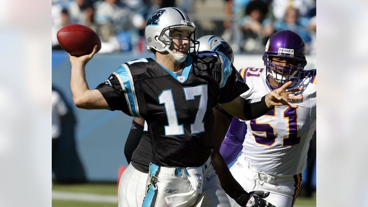 Carolina Panthers wide receiver Adam Thielen warms up before an NFL  preseason football game against the New York Jets, Saturday, Aug. 12, 2023,  in Charlotte, N.C. (AP Photo/Jacob Kupferman Stock Photo - Alamy