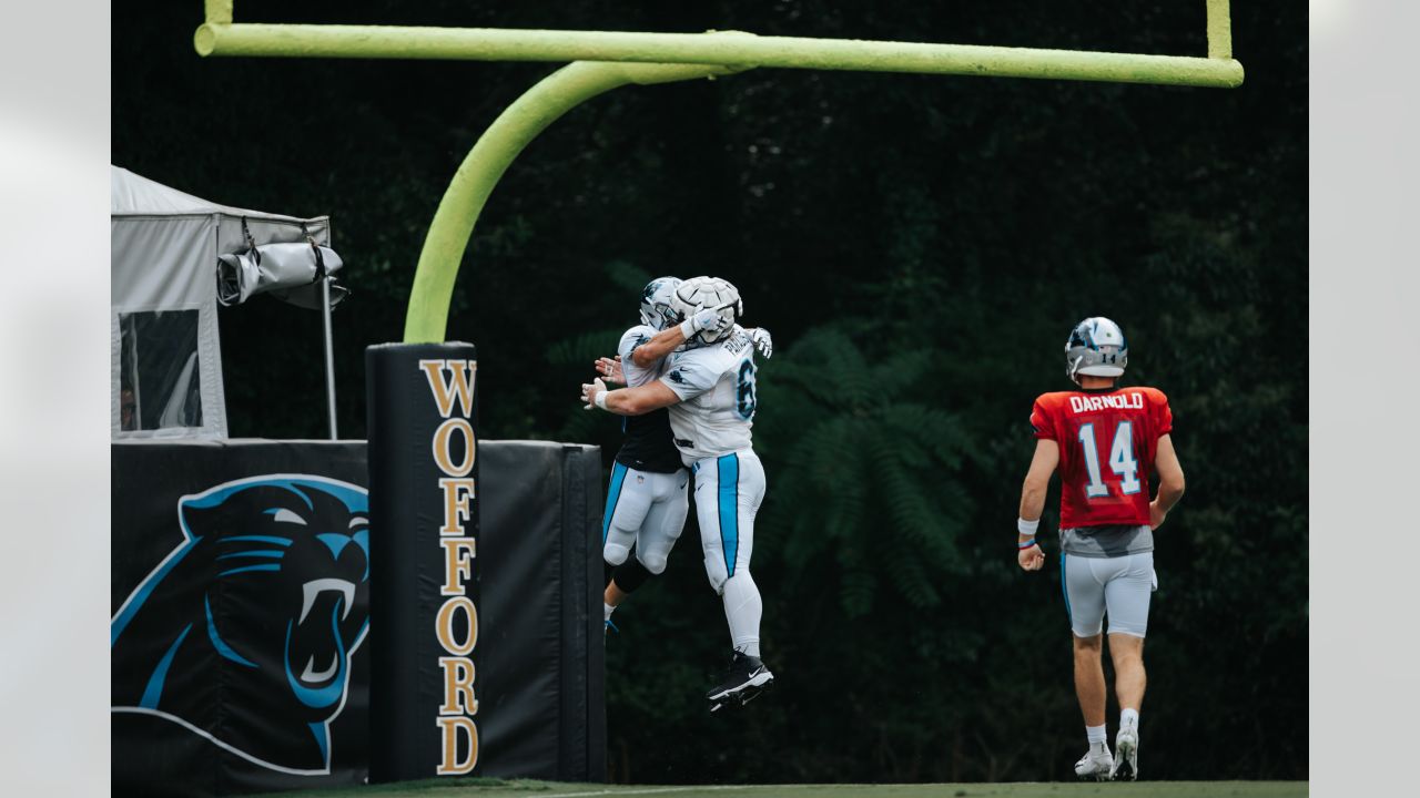 Men's Carolina Panthers Sam Darnold Nike White Vapor Limited Jersey