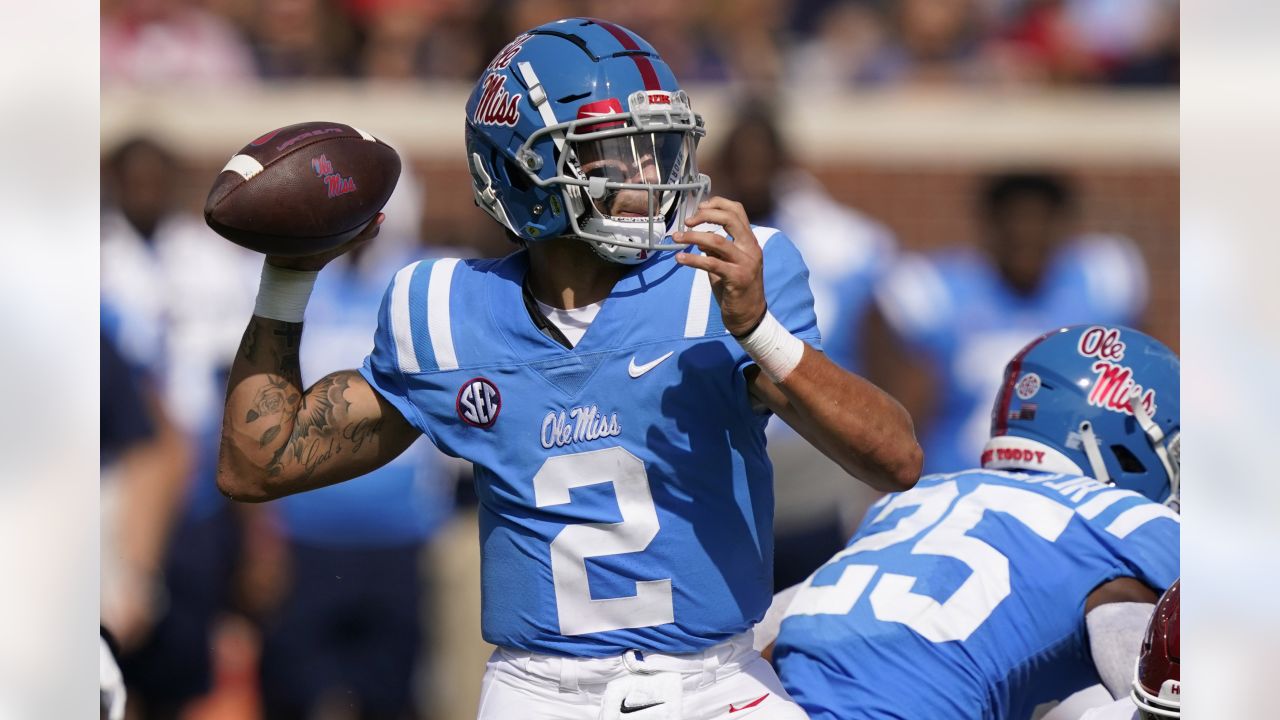 Twitter reacts to Panthers drafting Ole Miss QB Matt Corral