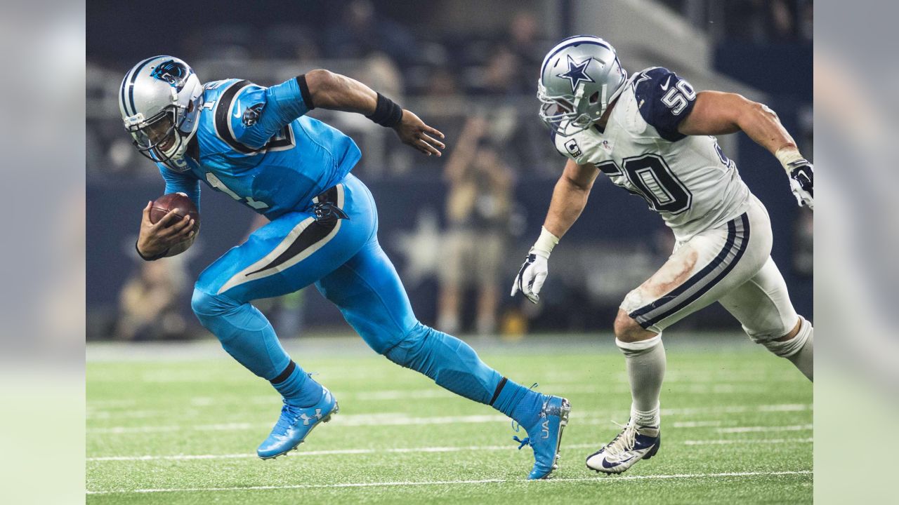 NFL Network - #ColorRush, revealed. Carolina Panthers. Dallas Cowboys.  Thanksgiving Day, 2015.