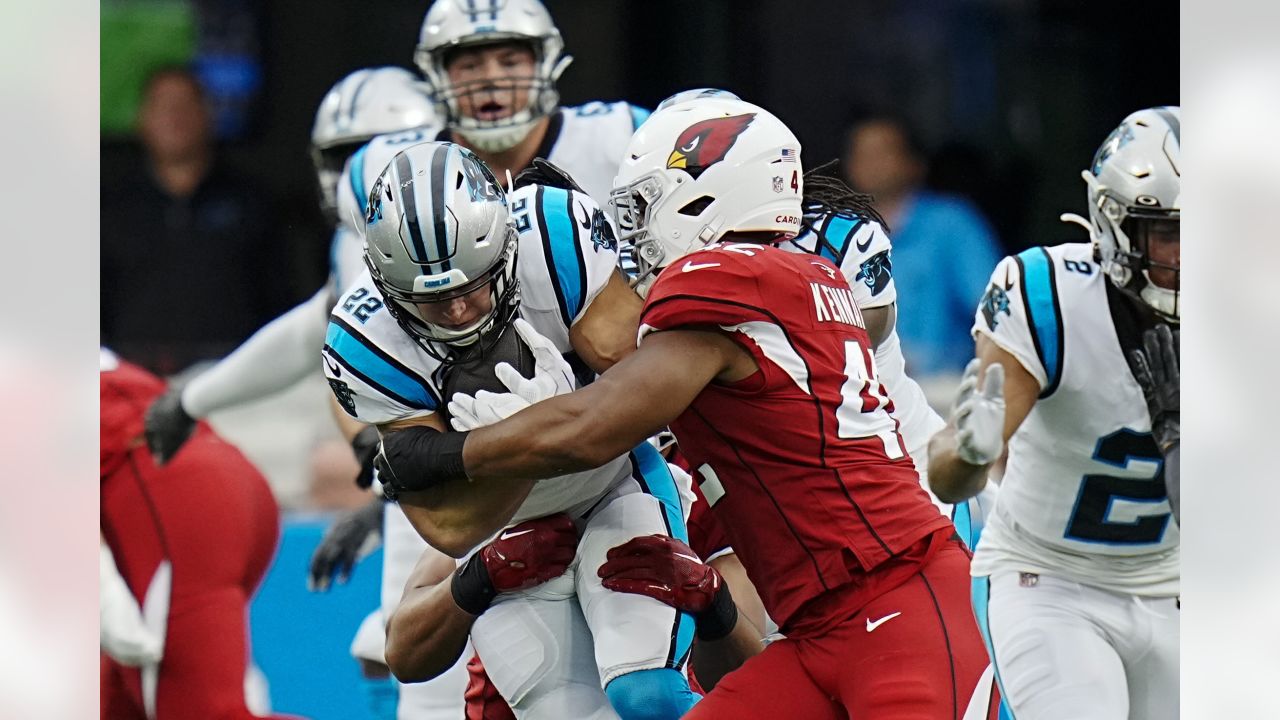 Carolina Panthers quarterback Baker Mayfield warms up before an NFL  football game against the Arizona Cardinals in Charlotte, N.C., Sunday,  Oct. 2, 2022. (AP Photo/Nell Redmond Stock Photo - Alamy