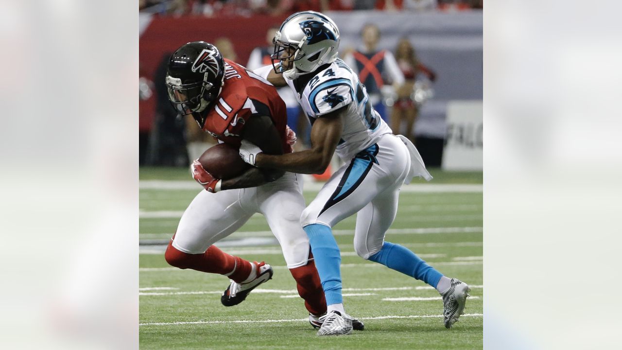 Carolina Panthers cornerback Josh Norman (6) during an NFL football game  against the New Orleans Saints, Sunday, Jan. 8, 2023, in New Orleans. (AP  Photo/Tyler Kaufman Stock Photo - Alamy