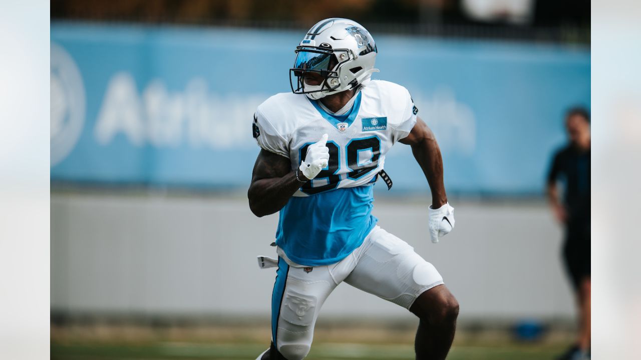 Carolina Panthers cornerback CJ Henderson (24) on defense during an NFL  football game against the New Orleans Saints, Sunday, Sep. 25, 2022, in  Charlotte, N.C. (AP Photo/Brian Westerholt Stock Photo - Alamy