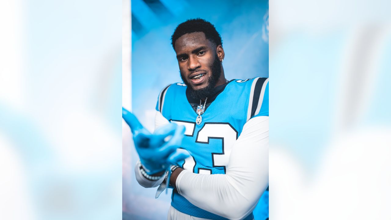 Brian Burns Shows Off New Number in Photoshoot