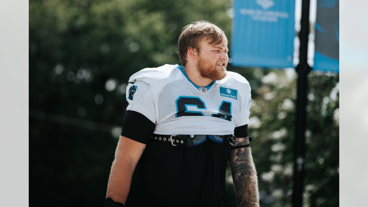 Panthers RT Taylor Moton: Cade Mays 'doing a great job' of filling in