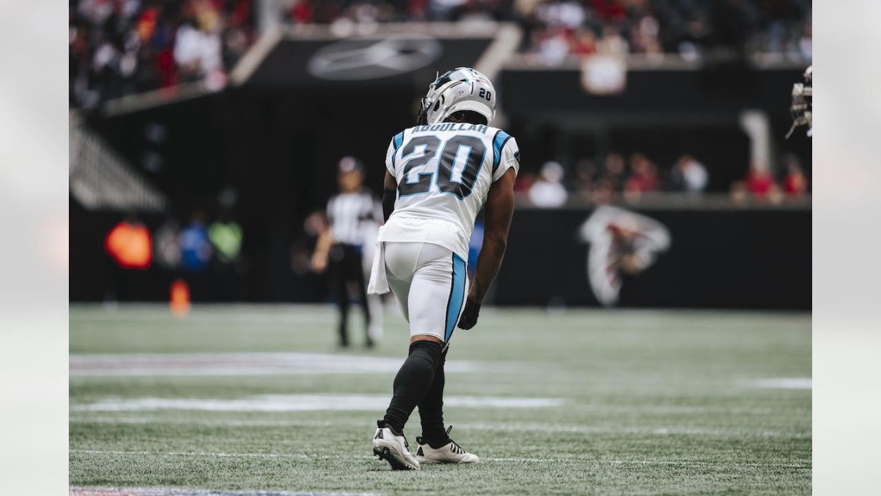 Running back Ameer Abdullah of the Carolina Panthers rushes the News  Photo - Getty Images