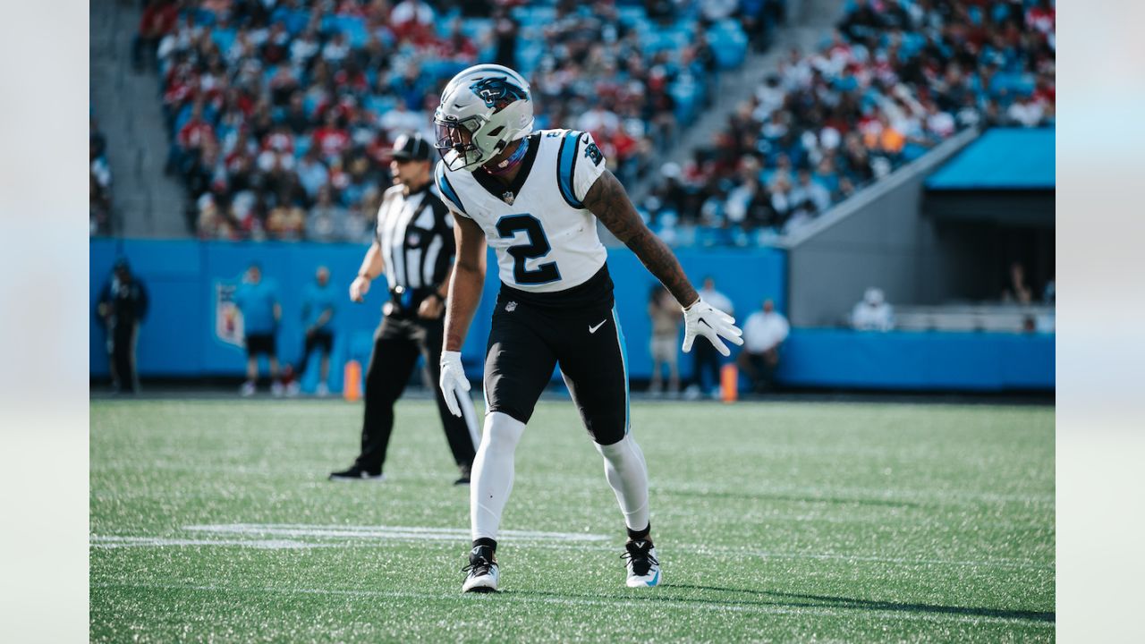 Carolina Panthers defensive tackle Derrick Brown arrives at the NFL  football team's training camp at Wofford College in Spartanburg, S.C.,  Tuesday, July 26, 2022. (AP Photo/Nell Redmond Stock Photo - Alamy