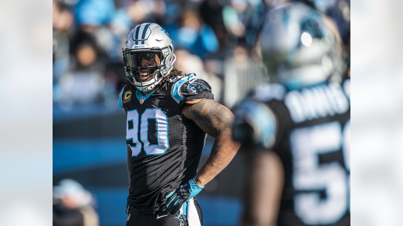 NFL on FOX - The Panthers are debuting their ⚫️black helmets⚫️ this Thursday  night vs. the Atlanta Falcons 