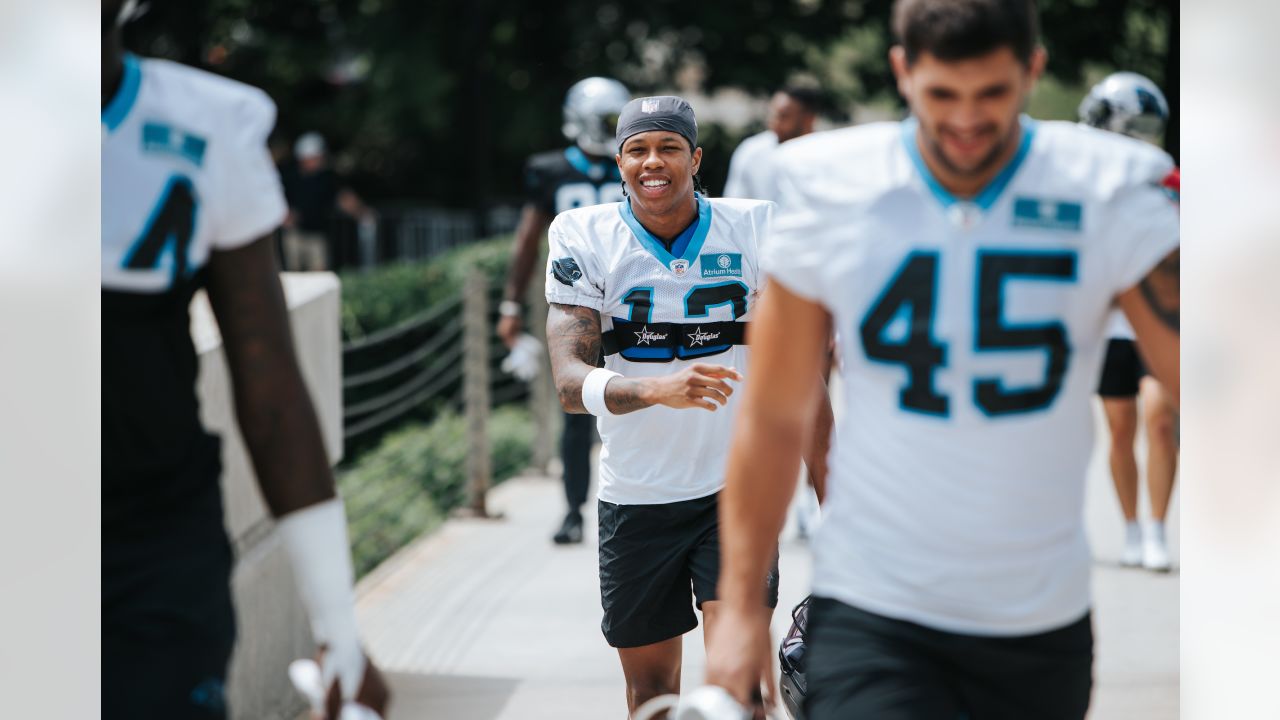 Panthers receiver Shi Smith taken to medical tent in preseason