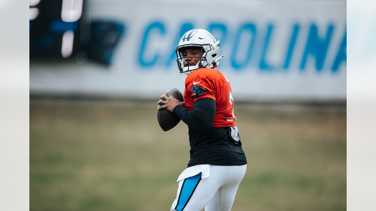 Carolina Panthers safety Sam Franklin plays against the Pittsburgh Steelers  during the second half of a preseason NFL football game Friday, Aug. 27,  2021, in Charlotte, N.C. (AP Photo/Jacob Kupferman Stock Photo 