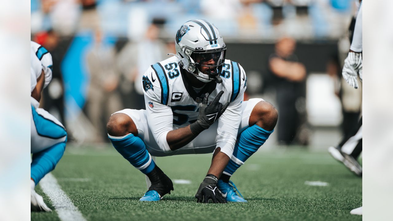 November 6, 2022: Brian Burns (53) of the Carolina Panthers during WEEK 9  of the NFL regular season between the Carolina Panthers and Cincinnati  Bengals in Cincinnati, Ohio. JP Waldron/Cal Sport Media/Sipa