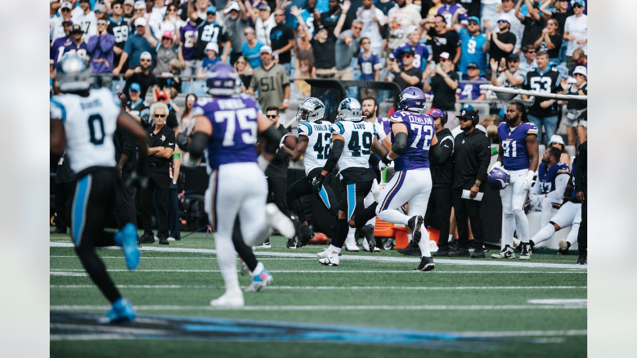 Vikings defense turns up the heat to beat Carolina 21-13