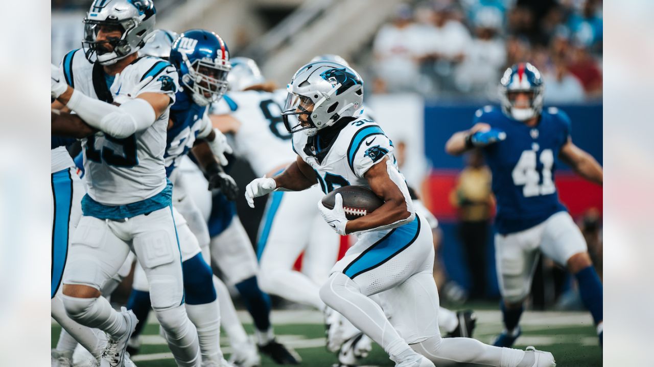 Carolina Panthers' Jaycee Horn during an NFL football game against the New  York Giants at Met Life Stadium, Sunday, Sept. 18, 2022 in East Rutherford,  NJ. (Winslow Townson/AP Images for Panini Stock