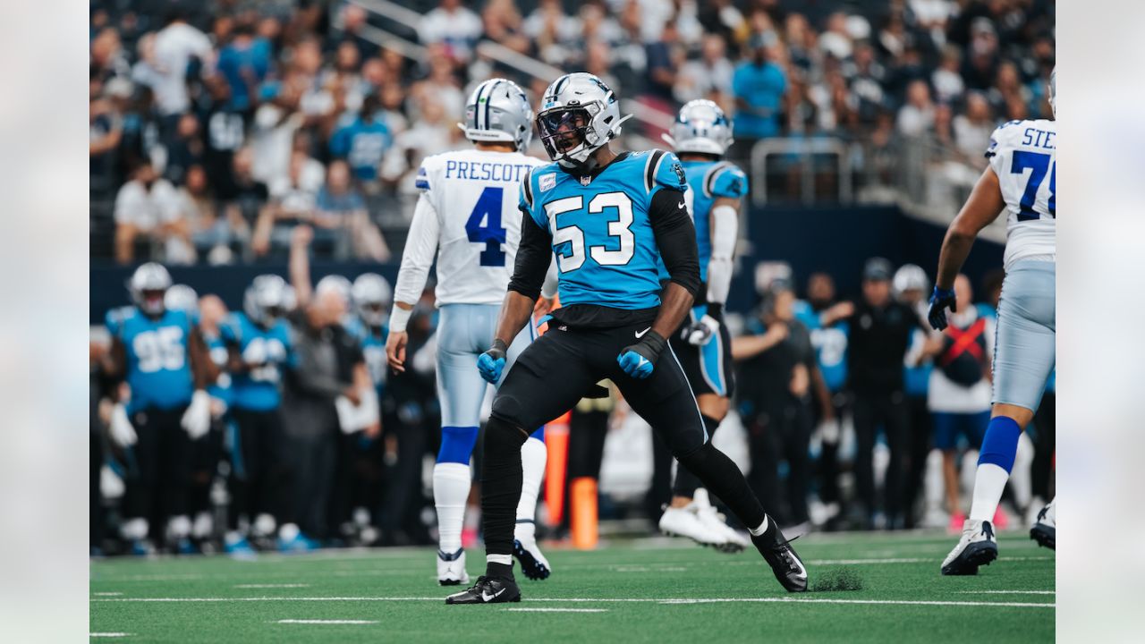 Brian Burns returns to Panthers practice in pads; status for Sunday's game  remains uncertain - The San Diego Union-Tribune