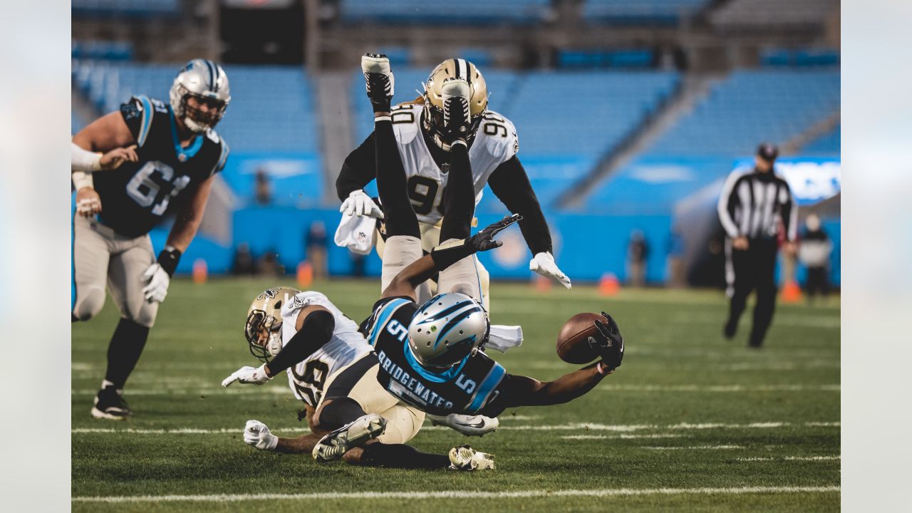 NFL Auction  Crucial Catch - Panthers Curtis Samuel Game Used Jersey  (10/4/20) Size 40