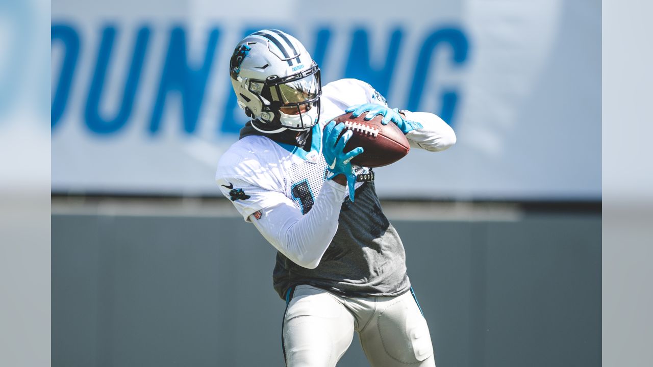 Ray-Ray McCloud of the Carolina Panthers runs a punt back against