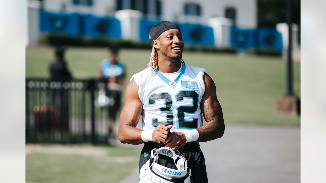 Carolina Panthers wide receiver Shi Smith runs through drills at the NFL  football team's training camp on Saturday, July 29, 2023, in Spartanburg,  S.C. (AP Photo/Jacob Kupferman Stock Photo - Alamy