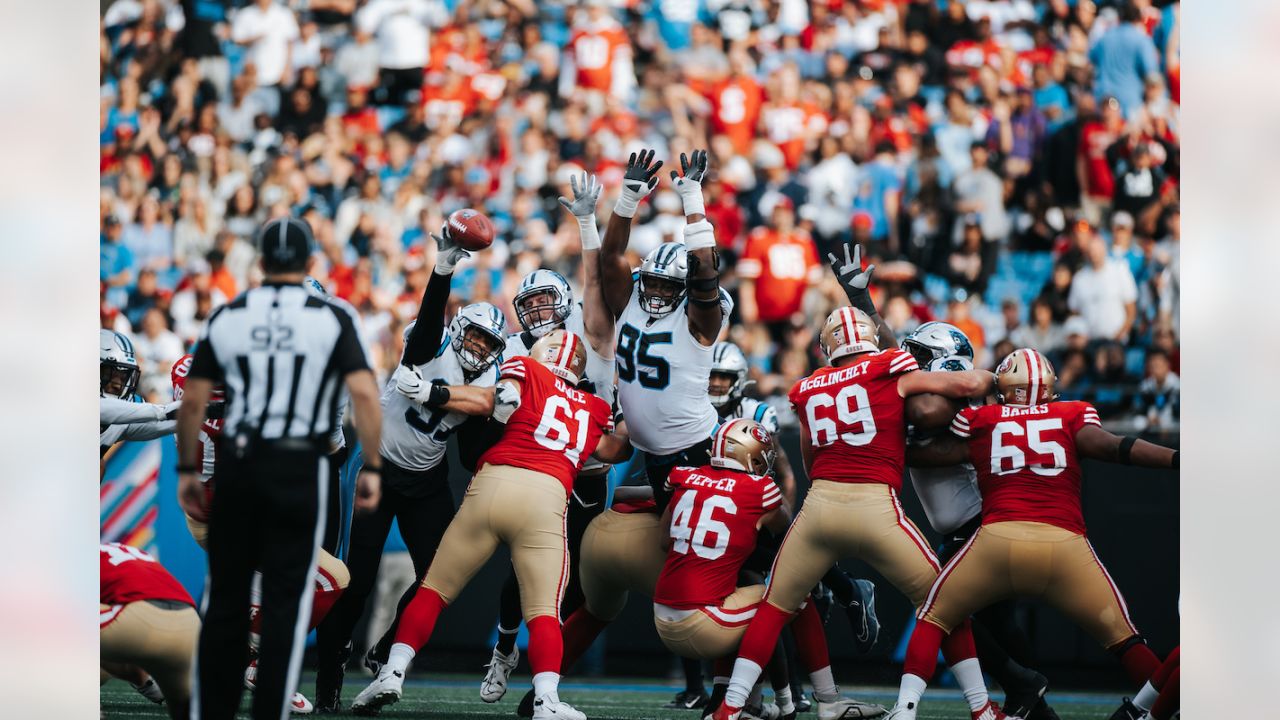 D.J. Moore Carolina Panthers Game-Used #2 White Jersey vs. San Francisco  49ers on October 9 2022