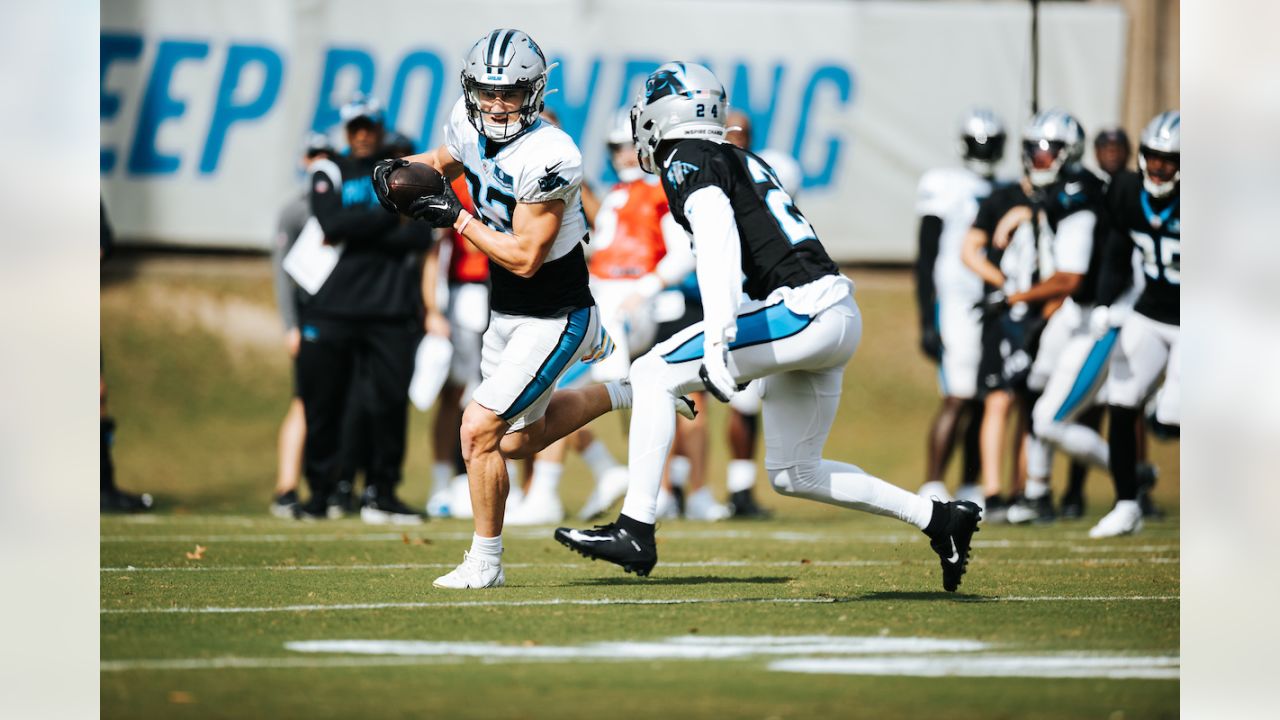 Carolina Panthers cornerback CJ Henderson (24) on defense during an NFL  football game against the New Orleans Saints, Sunday, Sep. 25, 2022, in  Charlotte, N.C. (AP Photo/Brian Westerholt Stock Photo - Alamy