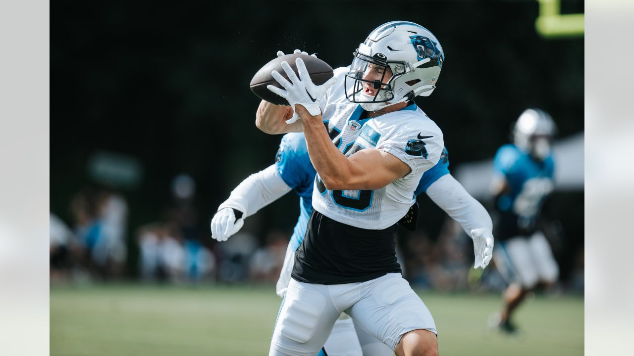 Carolina Panthers offensive tackle Ikem Ekwonu arrives at the NFL football  team's training camp on Wednesday, July 26, 2023, in Spartanburg, S.C. (AP  Photo/Chris Carlson Stock Photo - Alamy