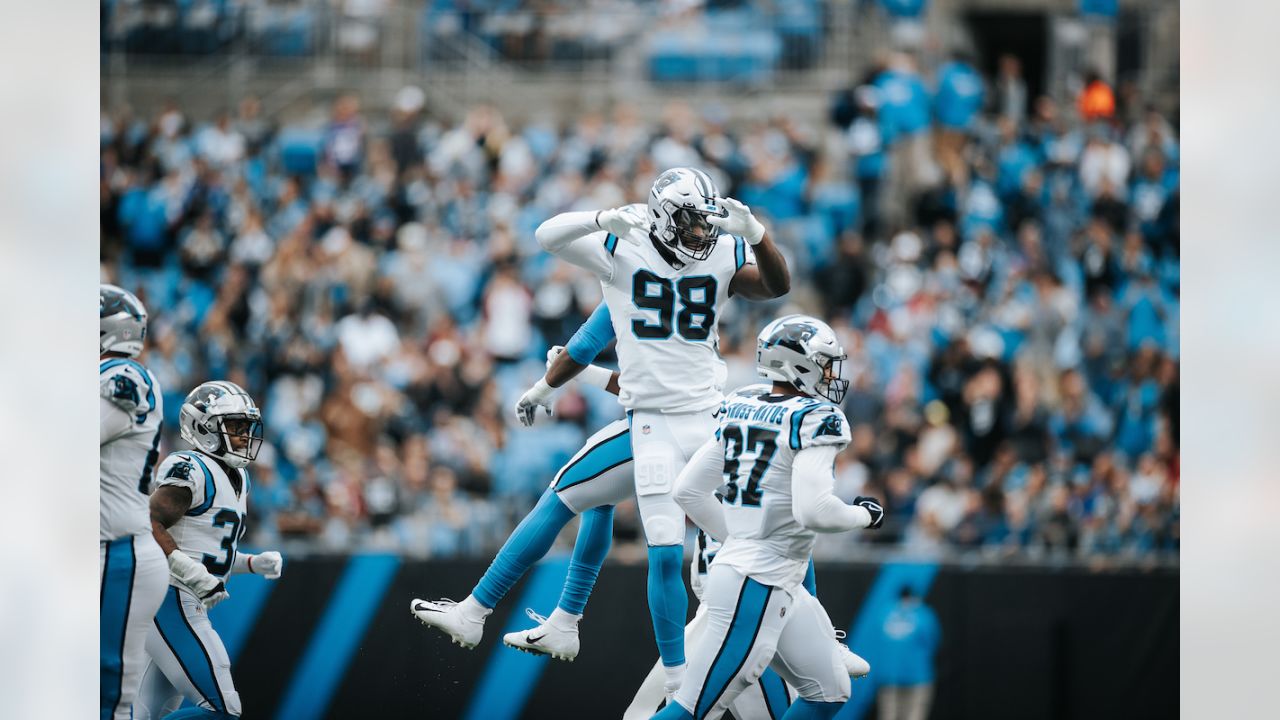 Arizona Cardinals defense forces three turnovers and harrasses Baker  Mayfield during 26-16 win in Carolina