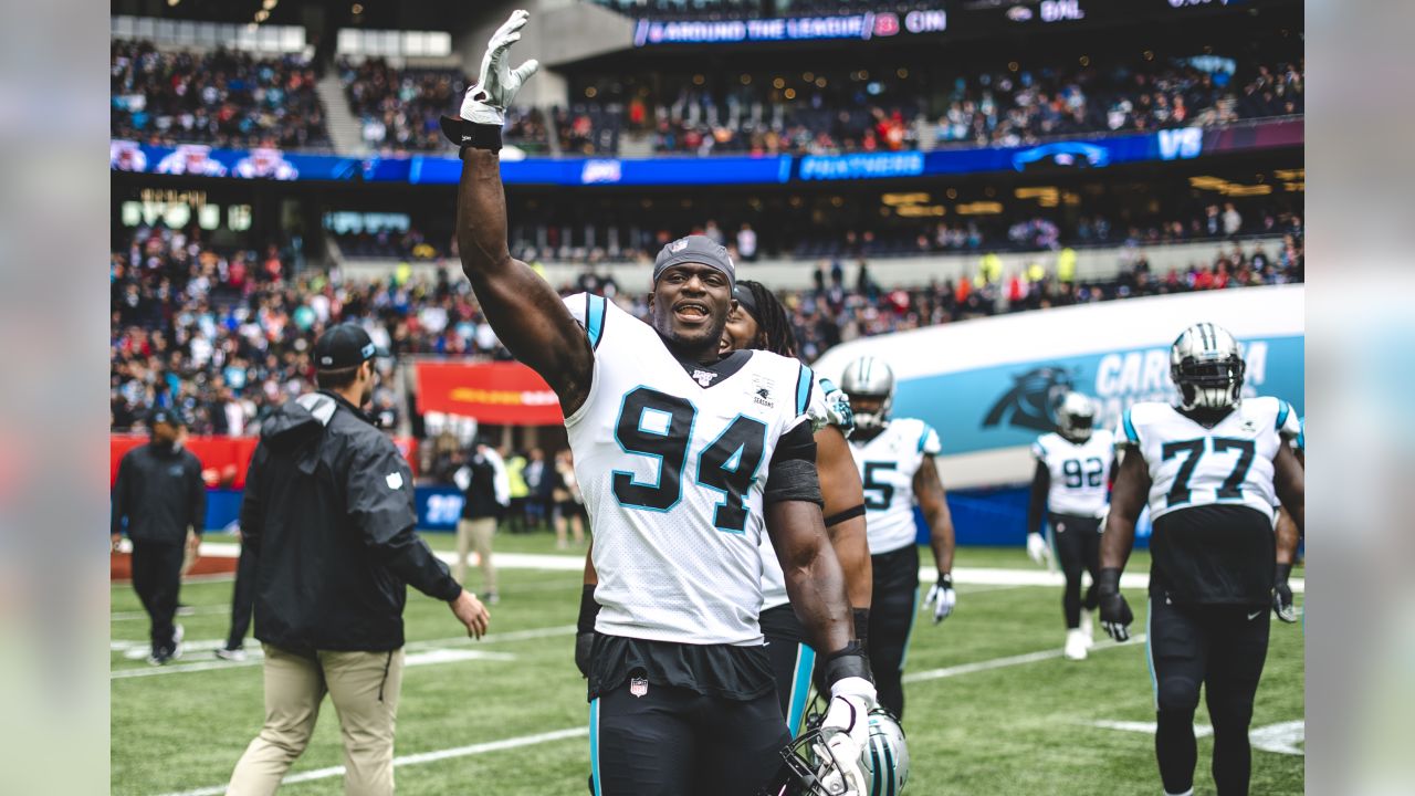 Chandler Wooten of the Carolina Panthers readies at the line of News  Photo - Getty Images