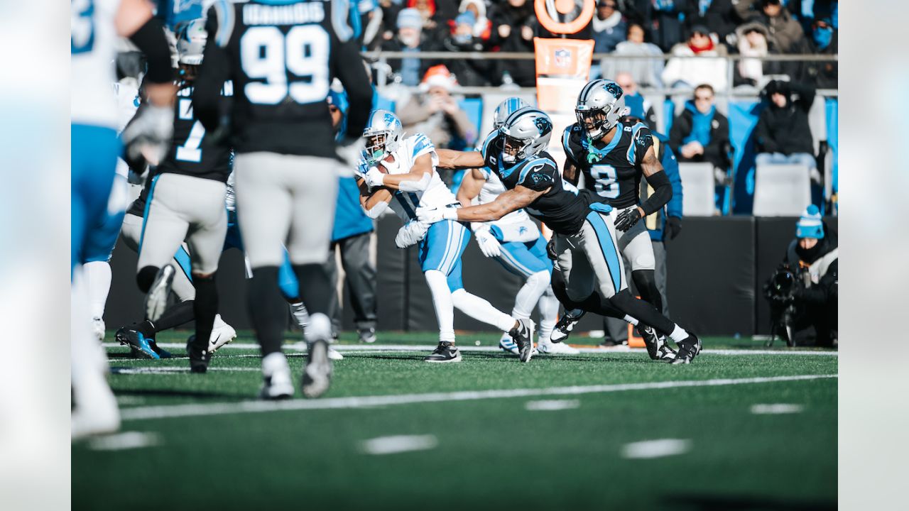 Carolina Panthers place kicker Eddy Pineiro warms up an NFL football game  against the Cleveland Browns on Sunday, Sept. 11, 2022, in Charlotte, N.C.  (AP Photo/Rusty Jones Stock Photo - Alamy