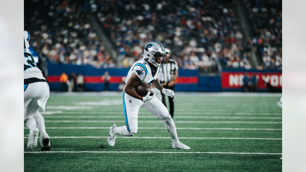 Carolina Panthers defensive tackle Derrick Brown (95) wears a Crucial Catch  t-shirt as he warms up prior to an NFL football game against the  Philadelphia Eagles, Sunday, Oct. 10, 2021, in Charlotte