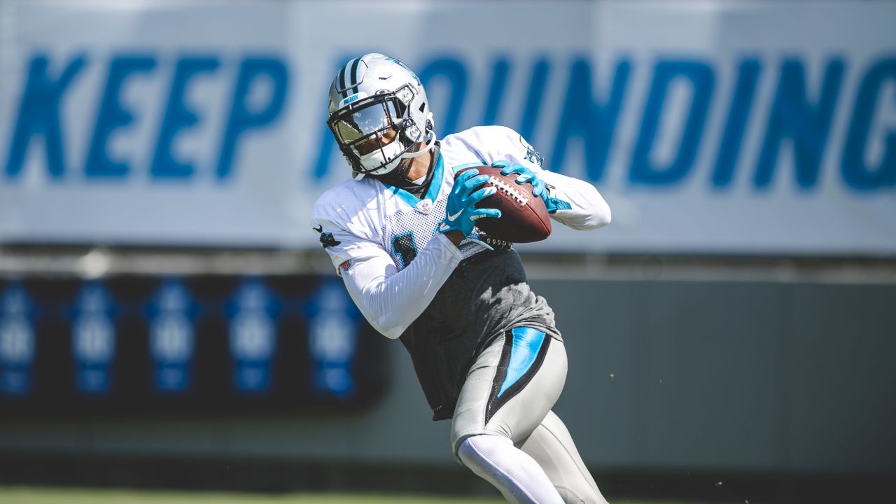 Ray-Ray McCloud of the Carolina Panthers runs a punt back against