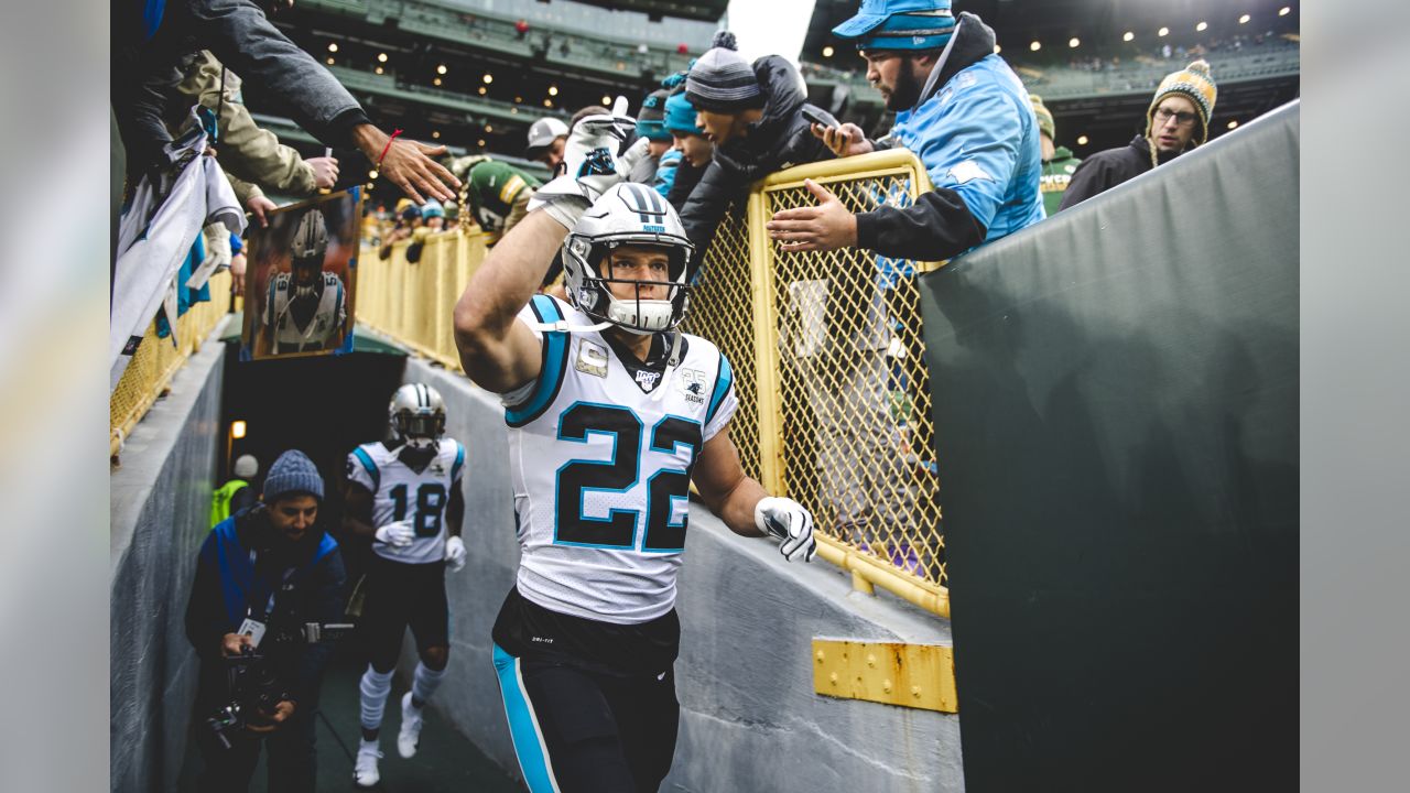 All of the statistics that Christian McCaffrey needs to attain to set a  number of records against New Orleans in Week 17