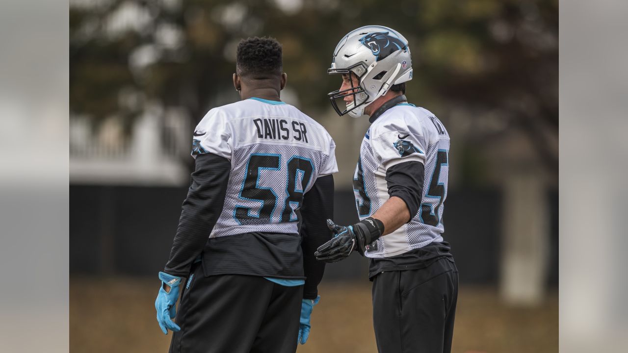 Thomas Davis/Luke Kuechly Black Alternate Full Size Helmet » BS