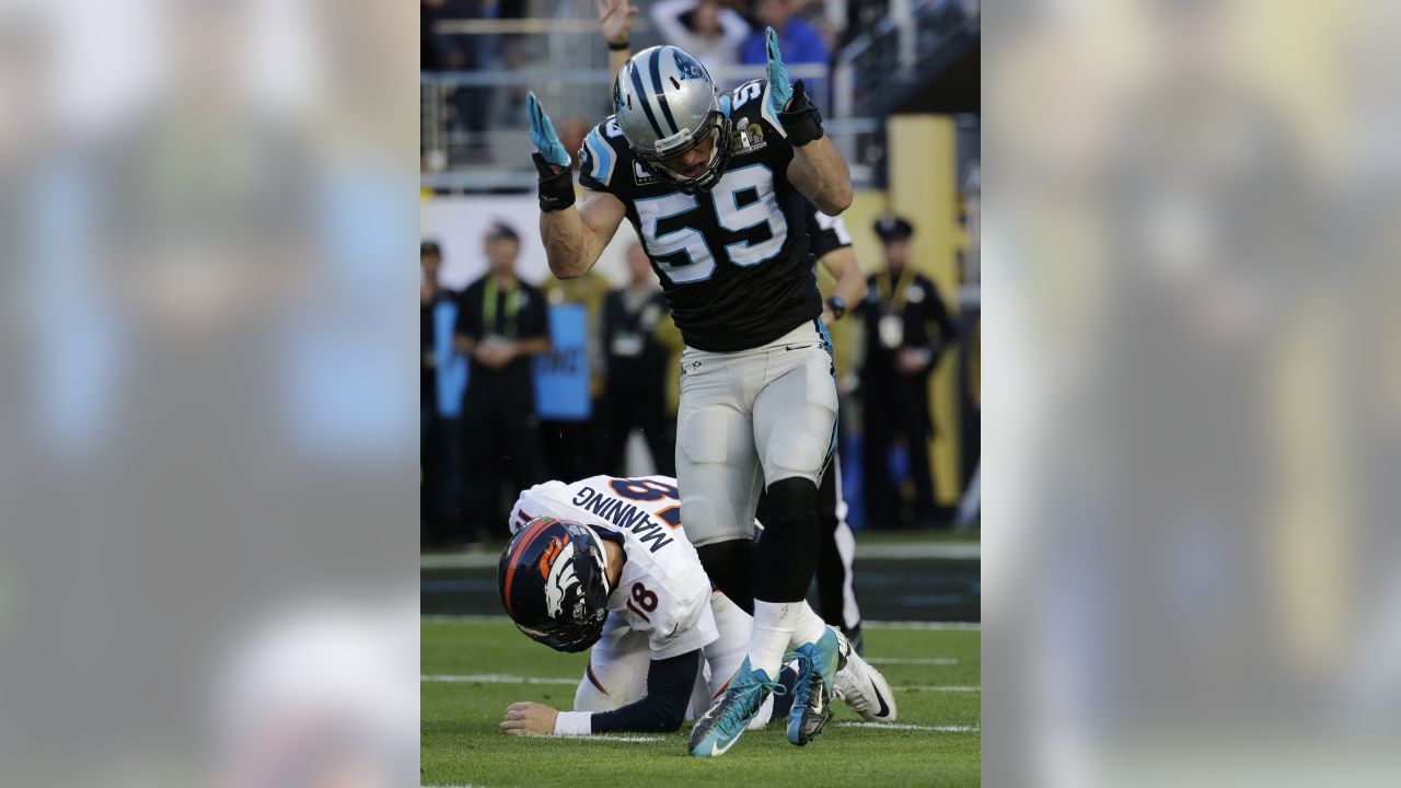 Carolina Panthers #59 Luke Kuechly White Super Bowl 50 Game, 41% OFF