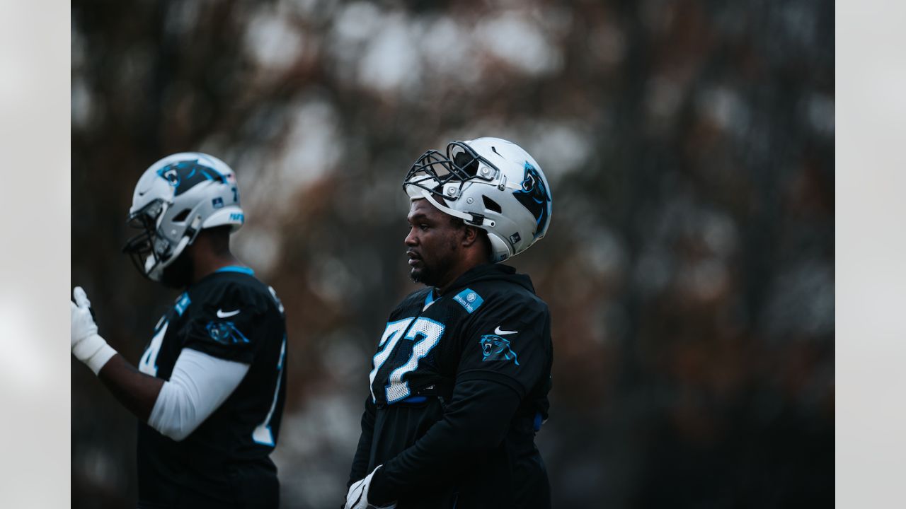 Jeremy Chinn Carolina Panthers Game-Used #21 White Jersey vs. Arizona  Cardinals on October 2 2022