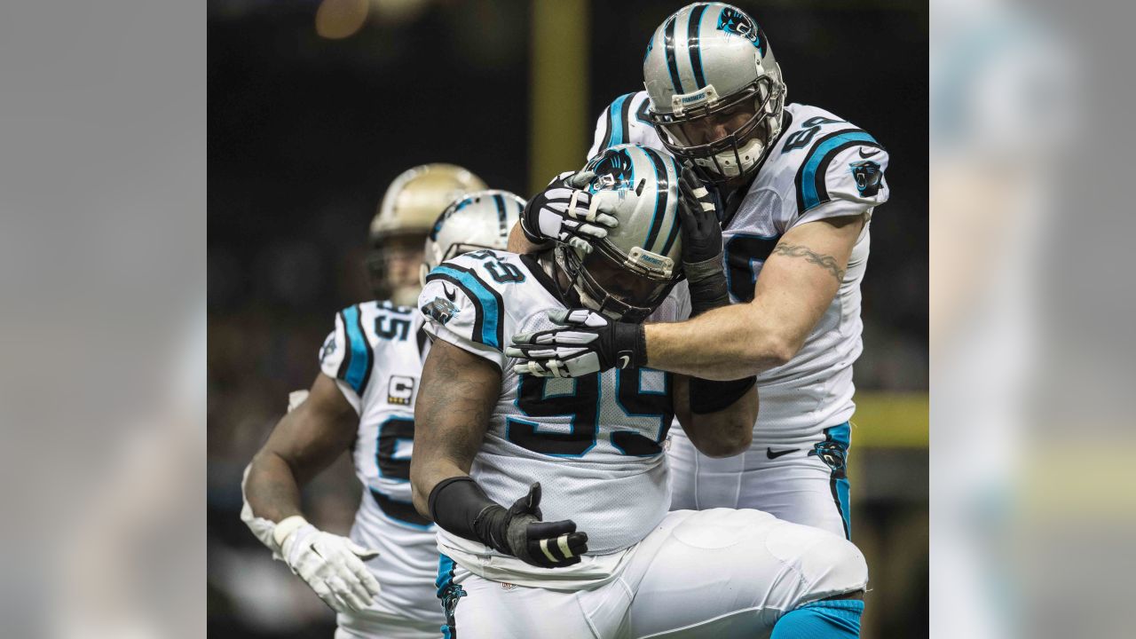 Carolina Panthers defensive tackle Matt Ioannidis (99) looks on against the  Buffalo Bills during an NFL preseason football game on Friday, Aug. 26, 2022,  in Charlotte, N.C. (AP Photo/Jacob Kupferman Stock Photo - Alamy