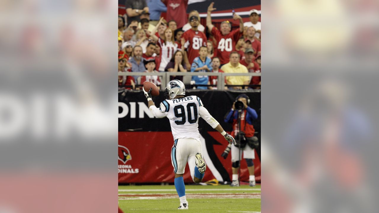 Chuba Hubbard Carolina Panthers Game-Used #30 White Jersey vs. Arizona  Cardinals on October 2 2022