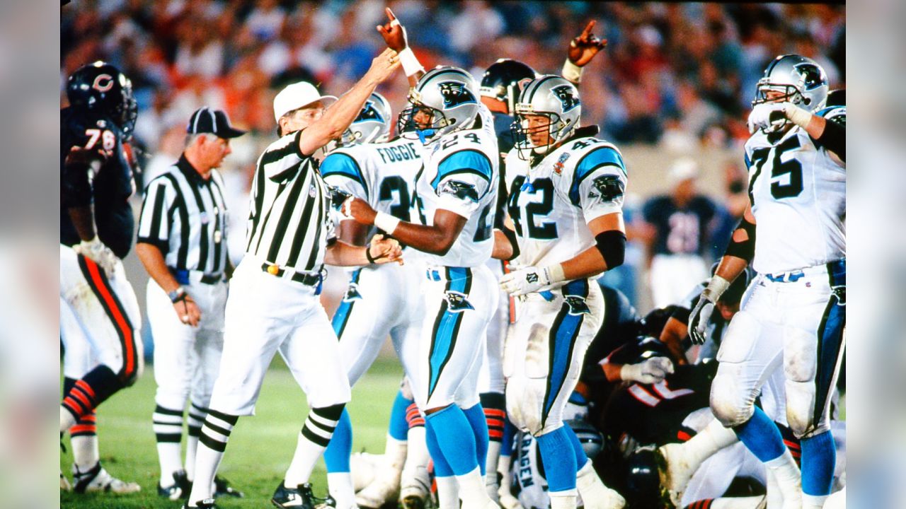 25 Seasons of Panthers Football: First victory fueled by iconic  interception in 1995