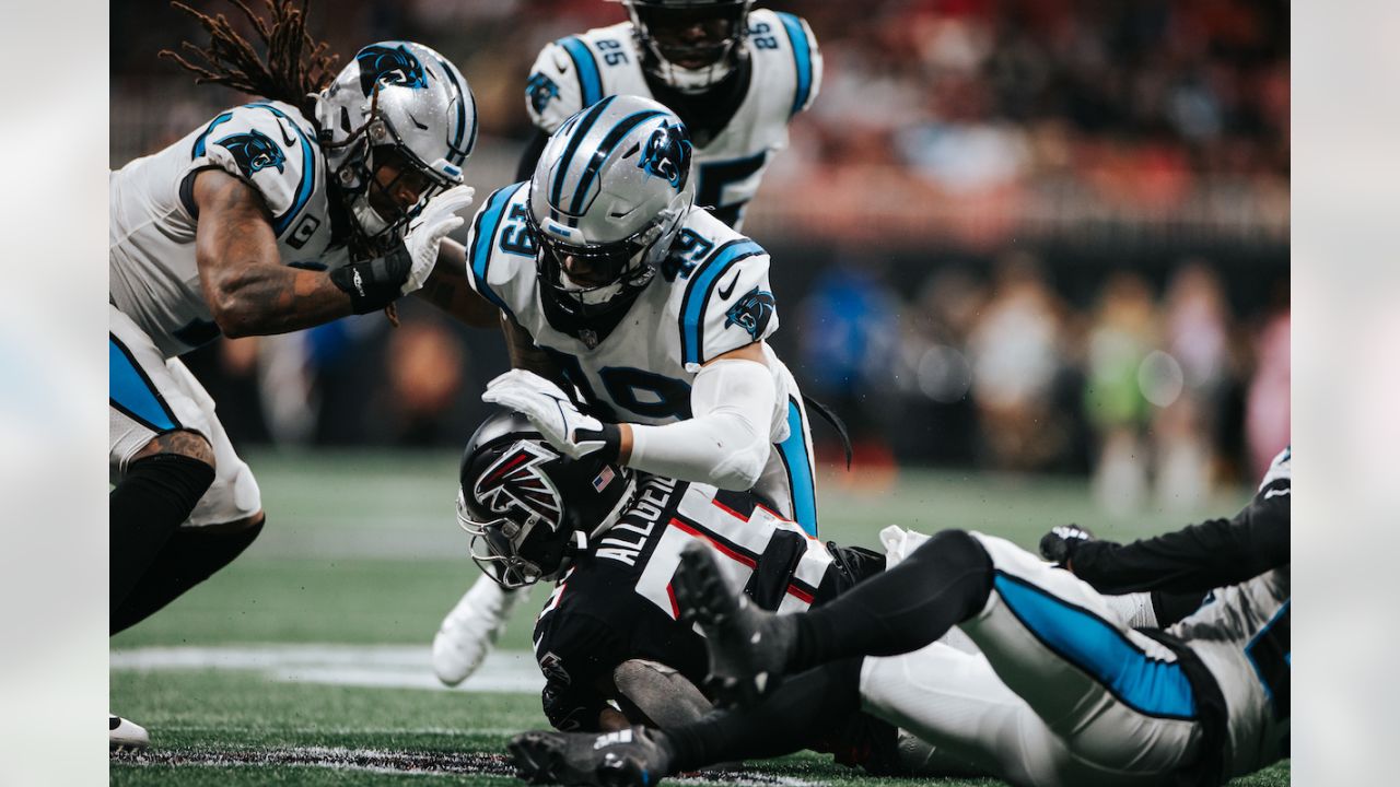 Eddy Pineiro of the Carolina Panthers celebrates with Johnny Hekker News  Photo - Getty Images