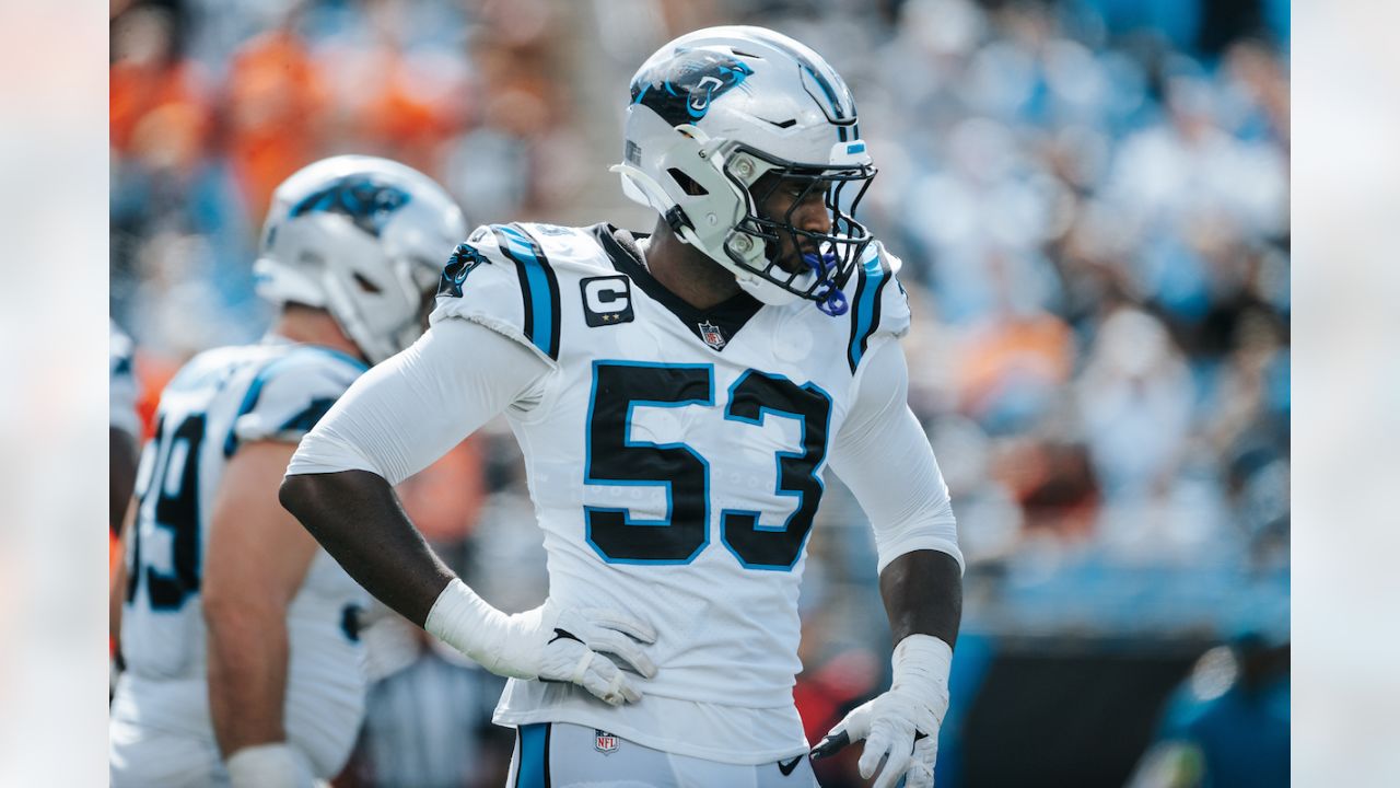 November 6, 2022: Brian Burns (53) of the Carolina Panthers during WEEK 9  of the NFL regular season between the Carolina Panthers and Cincinnati  Bengals in Cincinnati, Ohio. JP Waldron/Cal Sport Media/Sipa