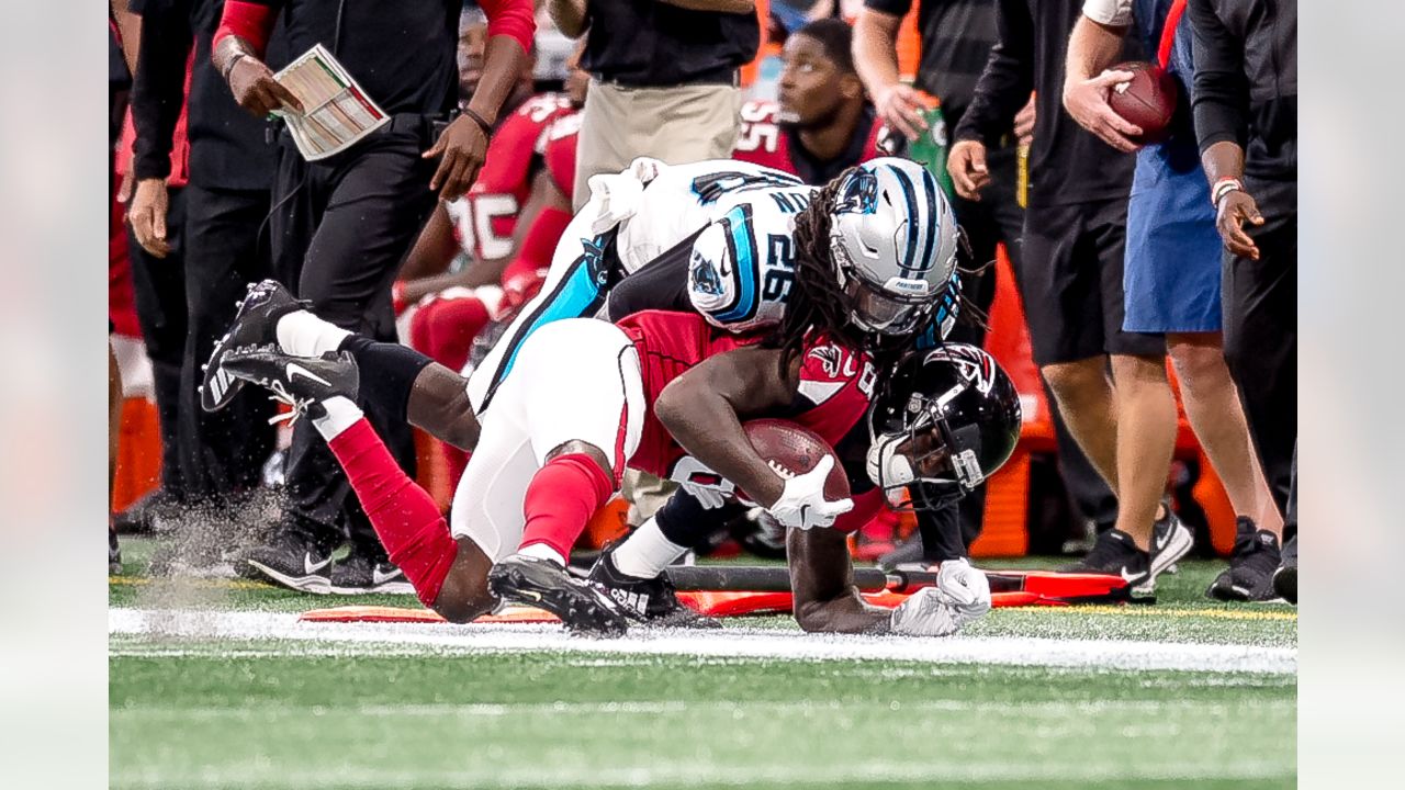 CHARLOTTE, NC - SEPTEMBER 18: Donte Jackson 26 of the Carolina