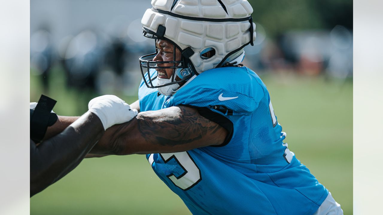 Brian Burns returns to Panthers practice in pads; status for Sunday's game  remains uncertain - WWAYTV3