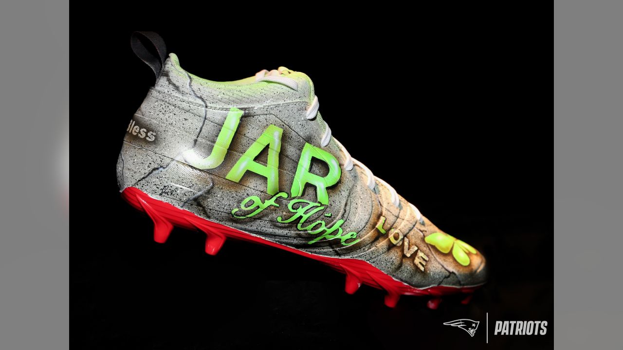 Sent my Grinches to a Custom Cleat Company to attach the football