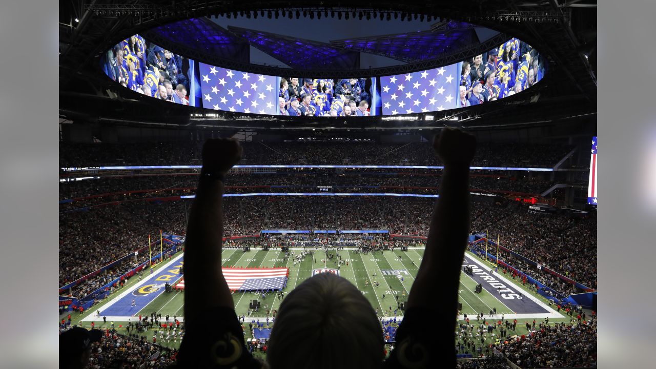 Robert Woods in action during the Super Bowl LIII at Mercedes-Benz