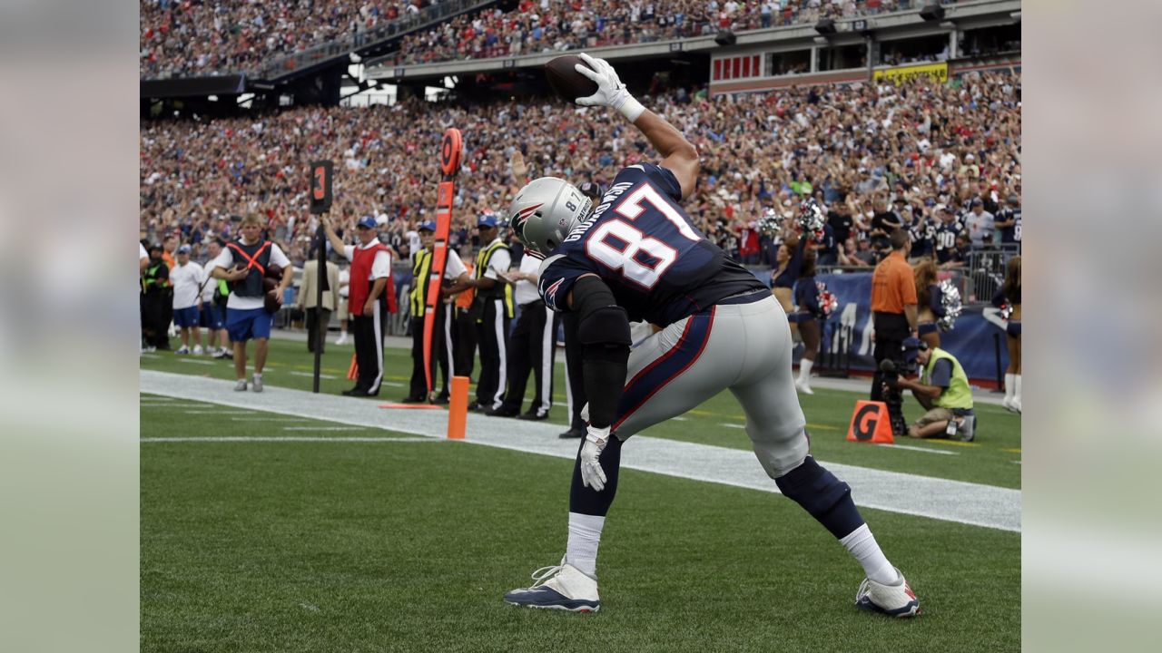 New York Giants' C.J. Board runs back a kickoff against the New England  Patriots during an NFL preseason football game at Gillette Stadium,  Thursday, Aug. 11, 2022 in Foxborough, Mass. (Winslow Townson/AP