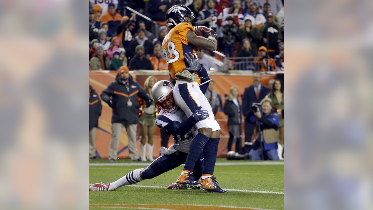 October 15, 2017: Denver Broncos wide receiver Demaryius Thomas (88) during  pre-game warm up of an NFL week 6 matchup between the New York Giants and  the Denver Broncos at Sports Authority